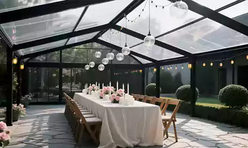 fashion transparent party tent