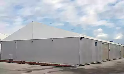 large industrial tents