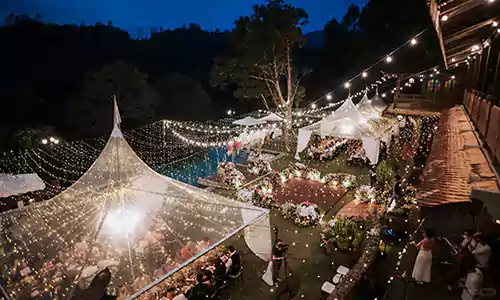 pagoda party tent