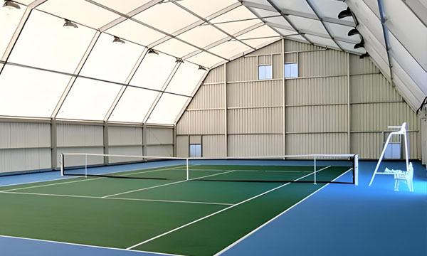 tennis court fence cover