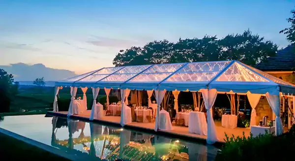 transparent party tent