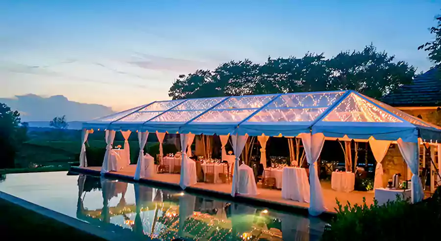 transparent party tent
