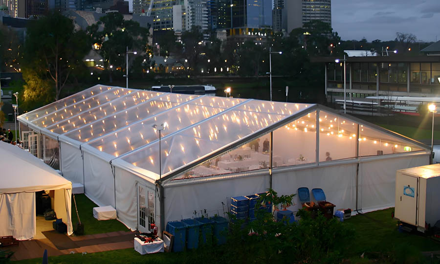 Clear Roof Marquees wedding