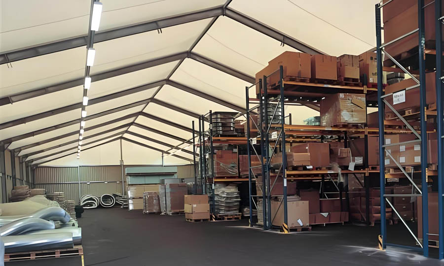 clear span frame marquee