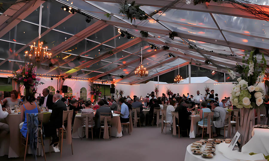 clear span frame marquees