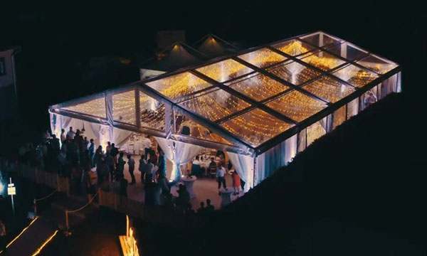 fancy wedding tent rental