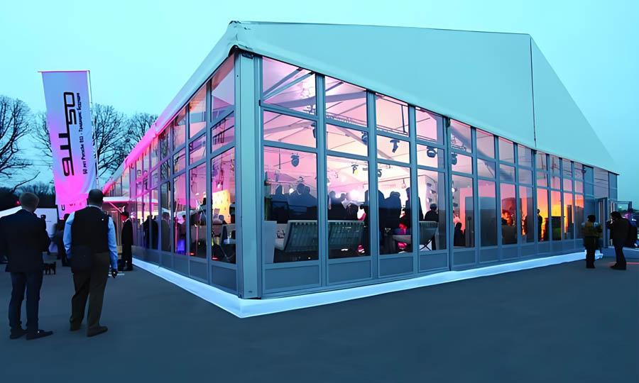 luxury glass marquee manufacturer