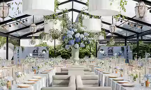 Black Conservatory Structure Tents for Wedding