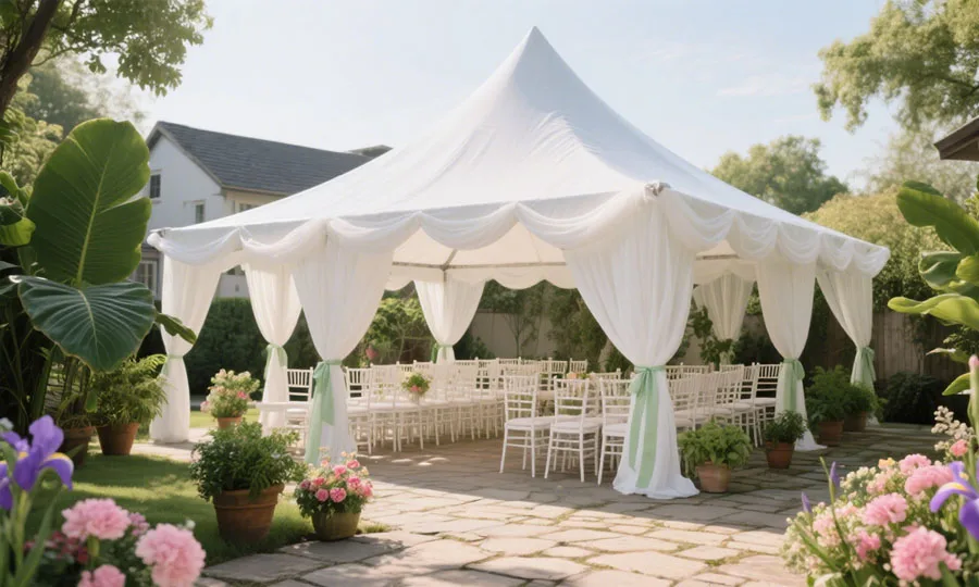 German pagoda tent for weddings