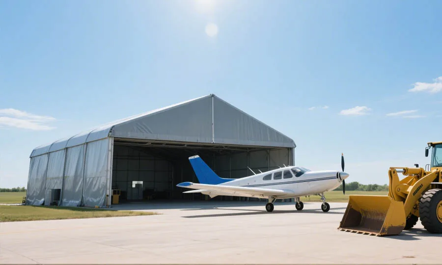 Temporary Aircraft Hangars