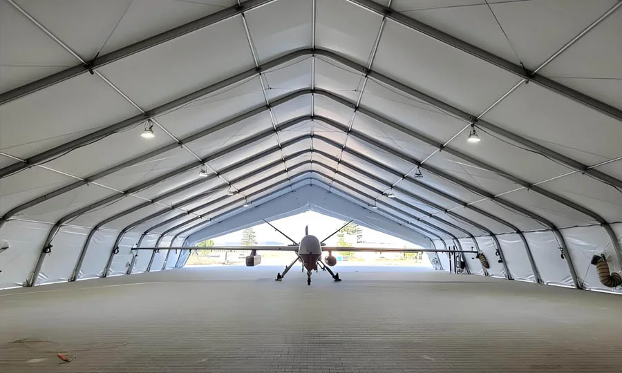 aircraft hangar tent​