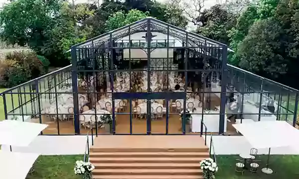 aluminum frame glass wall wedding marquee tent
