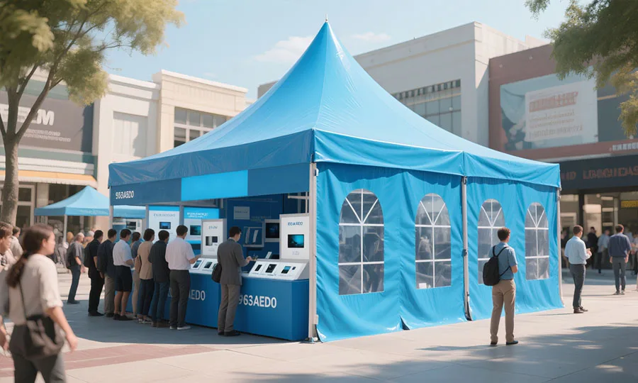 blue Pagoda Marquees for Sale