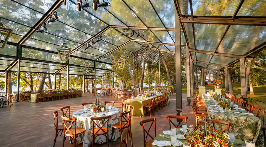 glass tent