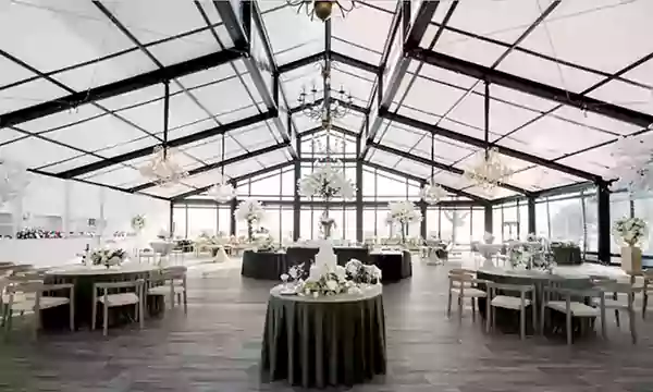glass wedding tent