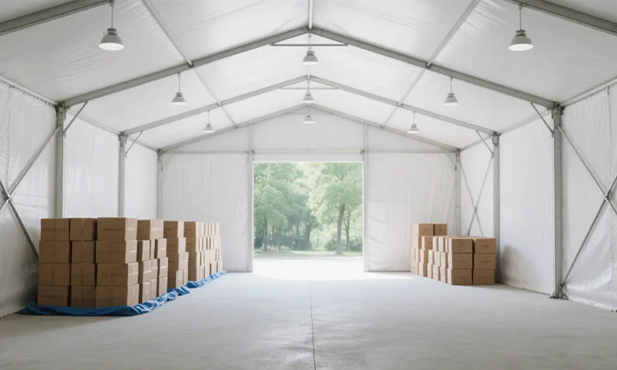industrial storage shelter