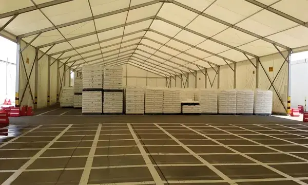 industrial warehouse tent