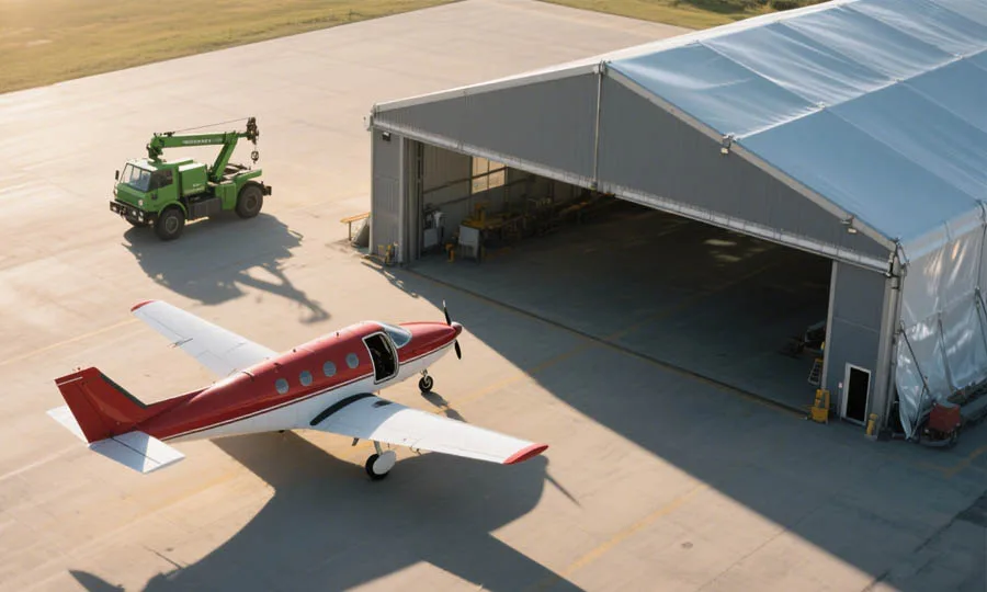 temporary hangars aircraft​