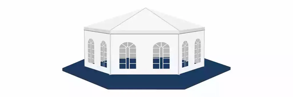 40 hexagon tent