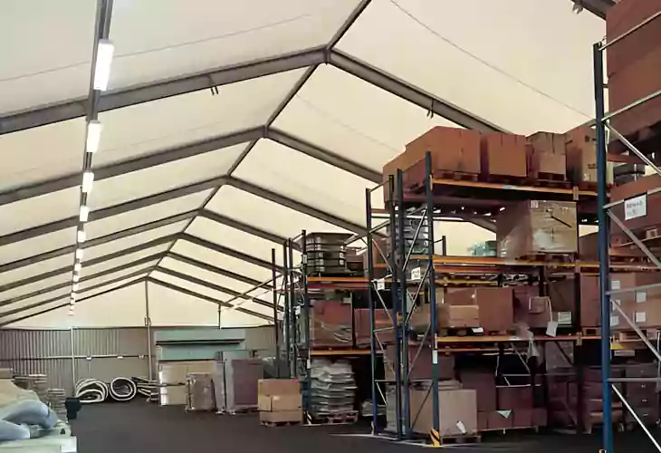 big storage structure tent