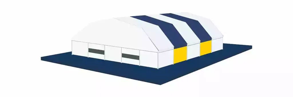 huge polygon tent