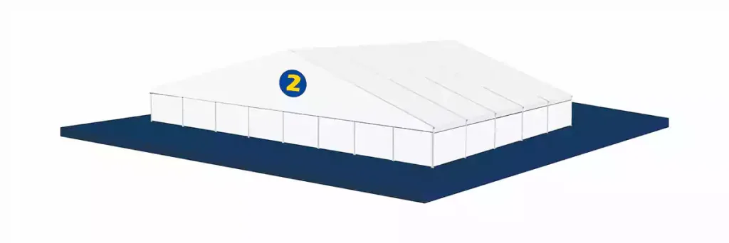 large rooftop tent