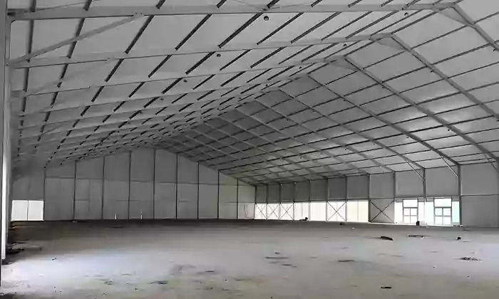 warehouse storage tent