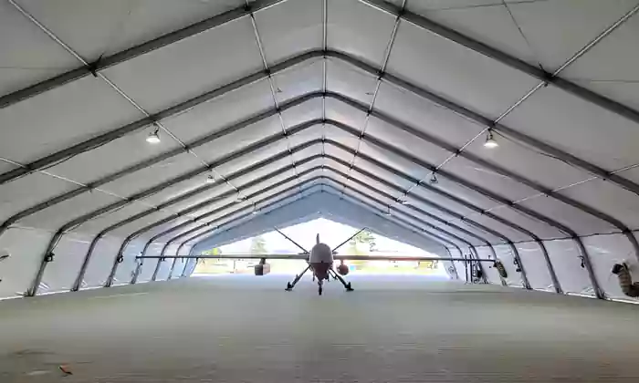 aircraft tent