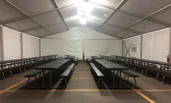 industrial lunch tents manufacturer