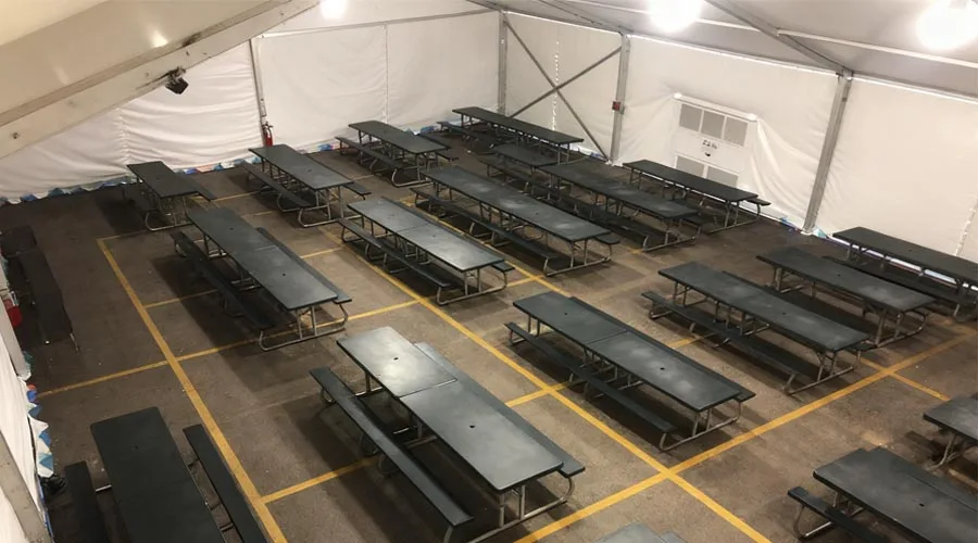 industrial lunch tents