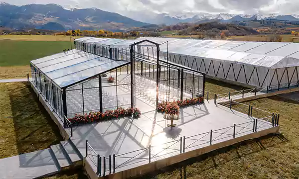 orangeries wedding hall tent​