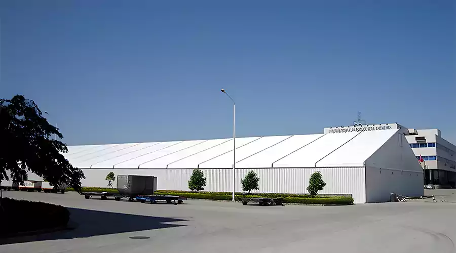 warehouse storage tent